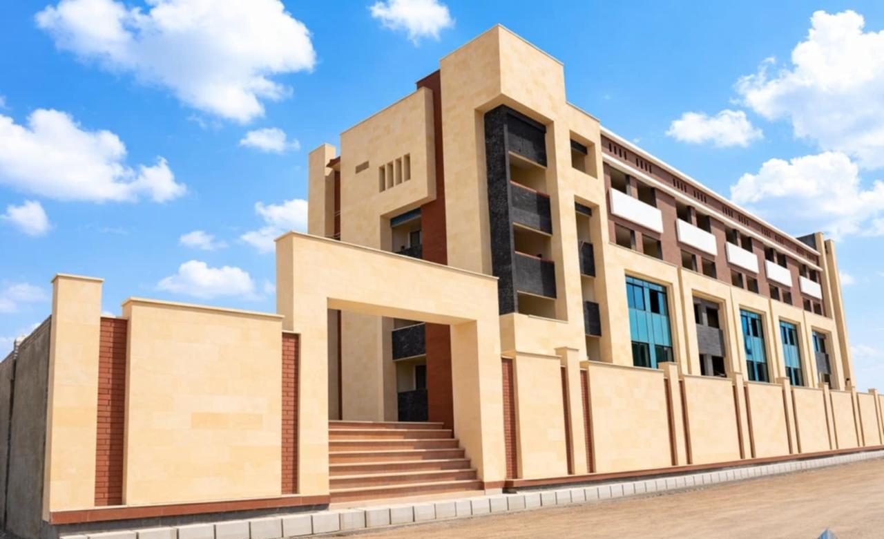 Front elevation of the El Manara International Schools building